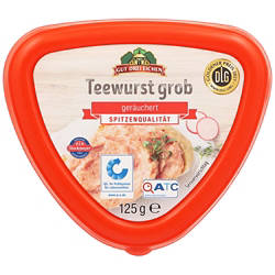 Teewurst im Becher 125 g, Grob