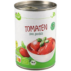 GUT BIO Bio-Tomaten geschält 400 g