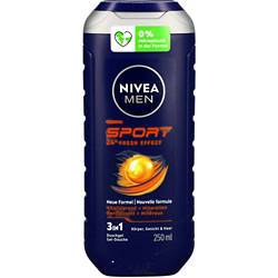 Shower 250 ml, Men Sport 24H