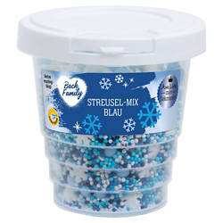 Streudekore 80 g, Dekor Blau Mix