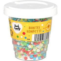 Streudekore 65 g, Buntes Konfetti