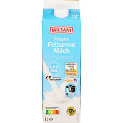 Fettarme Milch 1.5 % 1 l