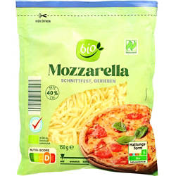 Bio-Reibekäse 150 g, Mozzarella
