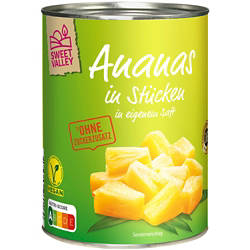 Ananas Stücke 580 ml