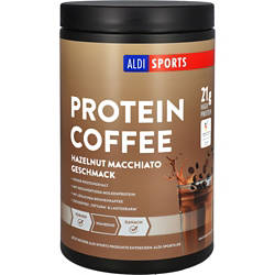 ALDI SPORTS Kaffee Protein Pulver 390 g, Hazelnut Macchiato
