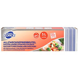 Allzweck-Gefrierbeutel Zip, 3 l