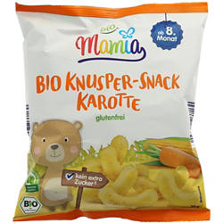 Bio-Knusper Snack 30 g, Karotte