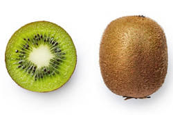 Kiwi grün Stück