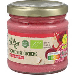 Bio Vegane Streichcreme 180 g, Rote Bete-Meerrettich