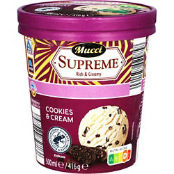 MUCCI Supreme Rich & Creamy 0,5 l, Cookies&Cream