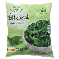 ALL SEASONS Blattspinat 1 kg