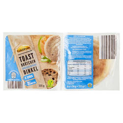 Toastbrötchen 335 g, Dinkel