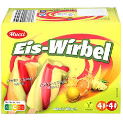 MUCCI Eis-Wirbel Stieleis 440 ml