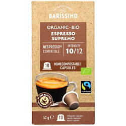 Bio Kaffeekapseln Espresso Supremo 10 Stück