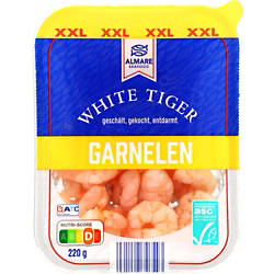 XXL-White Tiger Garnelen 220g