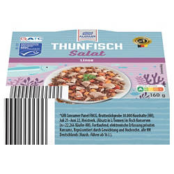 Thunfischsalate 160 g, Linsen