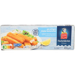 GOLDEN SEAFOOD Fischstäbchen Alaska Seelachsfilet 450 g