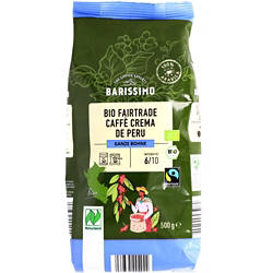 Bio-Fairtrade Kaffee Peru, ganze Bohne