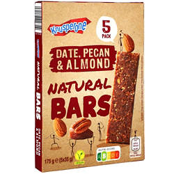 KNUSPERONE Naturriegel 175 g, Pekannuss & Mandel