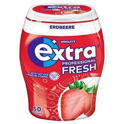 Extra Professional Fresh Kaugummi, Dose 70 g, Erdbeere