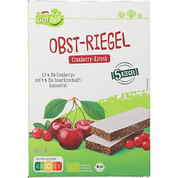 Bio-Obstriegel 150 g, Cranberry-Kirsche