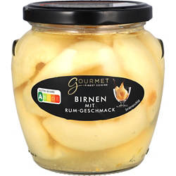 Gourmet Birne 580 ml, Birne Rum Aroma