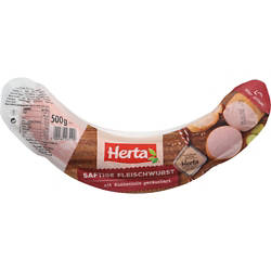 Saftige Fleischwurst 0,5 kg, Buchenholz geräuchert