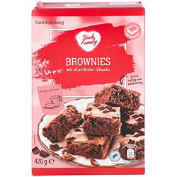 Backmischung 420 g, Brownies