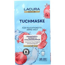LACURA Tuchmaske, Aqua