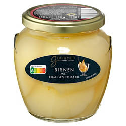 Gourmet Birne 580 ml, Birne Rum Aroma