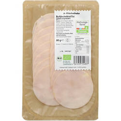 Bio-Hähnchenbrustfilet 80 g, geräuchert