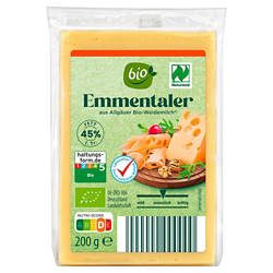 Bio-Käsestücke 200 g, Emmentaler