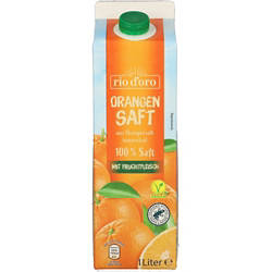 Orangensaft mit Fruchtfleisch 1 l