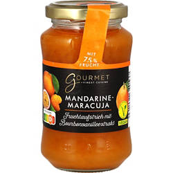 Fruchtaufstrich 75% 250g, Mandarina-Passionsfrucht-Vanille