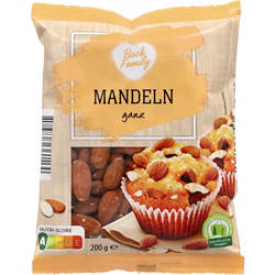 BACK FAMILY Mandeln 200 g, natur