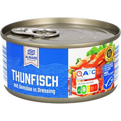 Thunfischstücke in Gemüse 185 g
