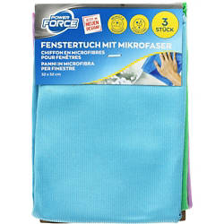 Mikrofasertücher 3er-Packung, Fenstertuch