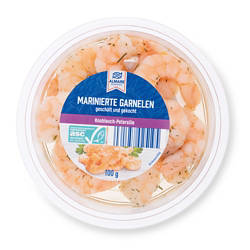 Marinierte Garnelen in Öl 100 g, Kräuter Knoblauch