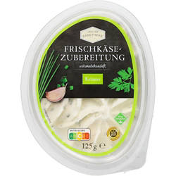 Frischkäsezubereitung 125 g, Kräuter