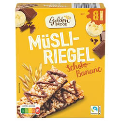 Müsli-Riegel 8 x 25 g, Schoko-Banane