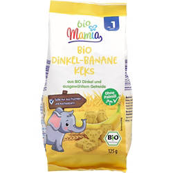 Bio-Dinkelkeks 125 g, Banane