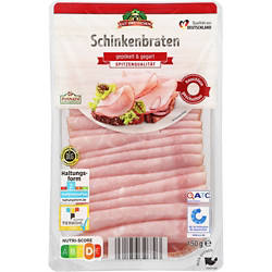 Aufschnitt-Spezialitäten 150 g, Schinken