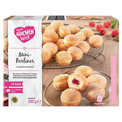 Kuchen-Party 300 g, Mini-Berliner Himbeere