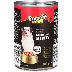 Hunde Nassfutter 400 g, Rind