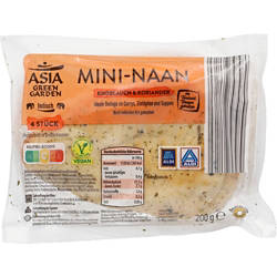 Mini Naan 200 g, Knoblauch-Koriander