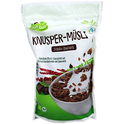 Bio-Müsli Knusper 0,5 kg, Schoko-Amaranth