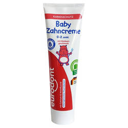 Kinder Zahncreme 100 ml, Baby Himbeergeschmack