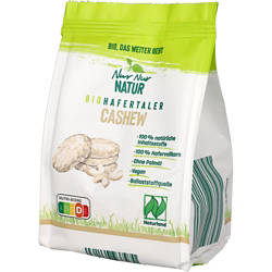 NUR NUR NATUR Bio-Hafertaler 150 g, Cashew