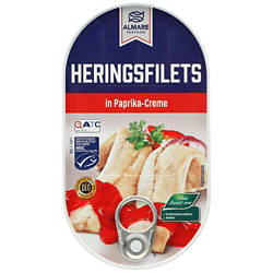 Heringsfilet 200 g, Paprika