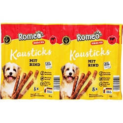 Classic Hunde Kausticks 8 x 11 g, Rind